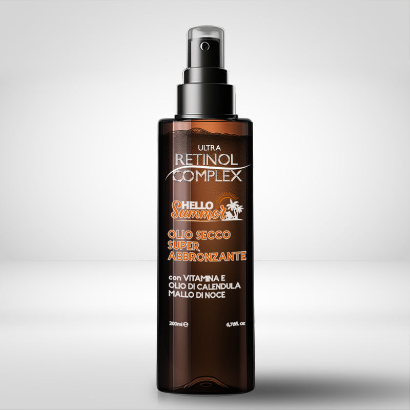 Olio Secco Super Abbronzante 200ml | Retinol Complex